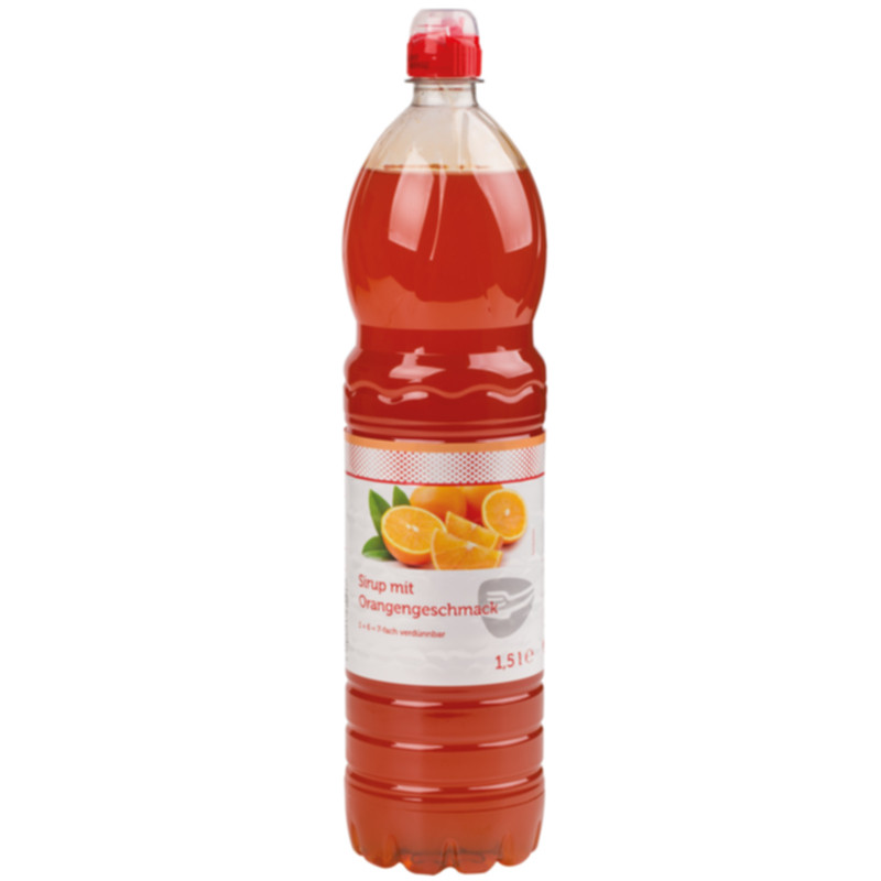 Economy Sirup Orangeade 1,5 l fruchtiger Orangensirup für erfrischende Getränke
